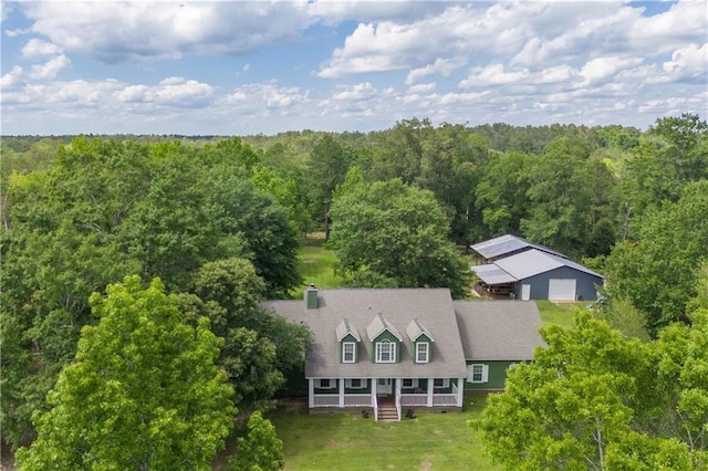 8255A Dixon Rd, Bay Minette, AL 36507 - view from above of property featuring a heavily wooded area