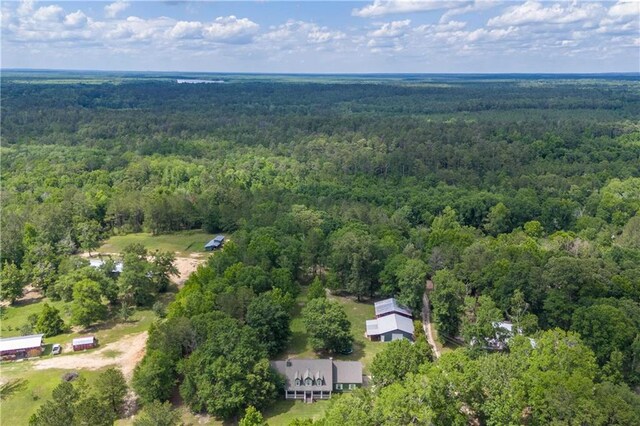 8255A Dixon Rd, Bay Minette, AL 36507 - aerial view of property's location featuring a heavily wooded area