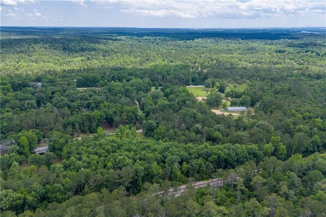 8255A Dixon Rd, Bay Minette, AL 36507 - aerial view of property's location with a heavily wooded area