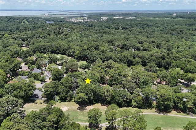 112 Broadmoor Dr, Daphne, AL 36526 - aerial view of property's location featuring a heavily wooded area