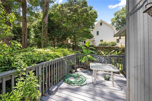 112 Broadmoor Dr, Daphne, AL 36526 - view of wooden deck