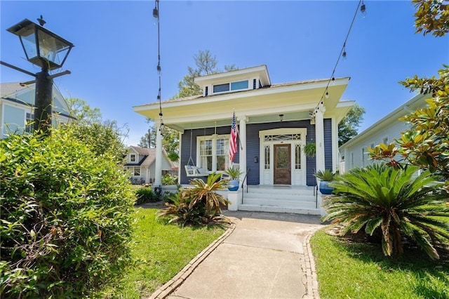 7 Reed Ave N, Mobile, AL 36604 - view of front of house with a porch