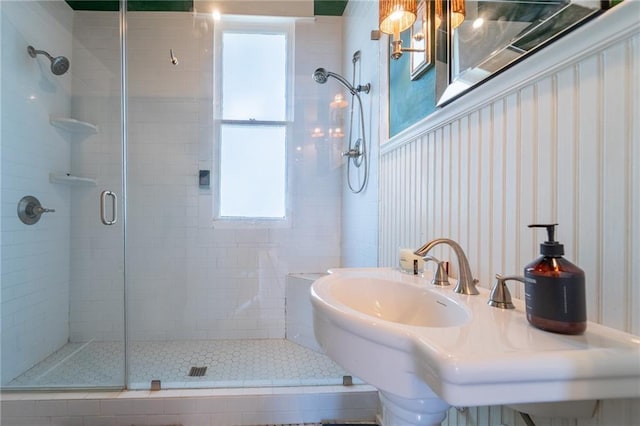 7 Reed Ave N, Mobile, AL 36604 - bathroom with a shower stall, plenty of natural light, and a sink