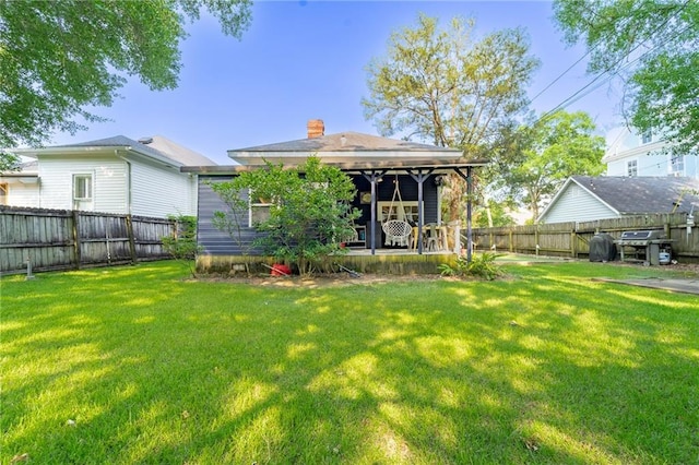 7 Reed Ave N, Mobile, AL 36604 - back of house featuring a chimney