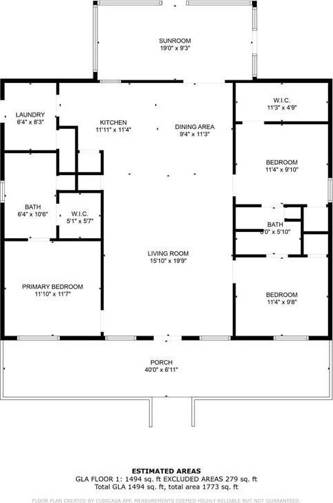 901 La Mothe Pl, Dauphin Island, AL 36528 - view of layout