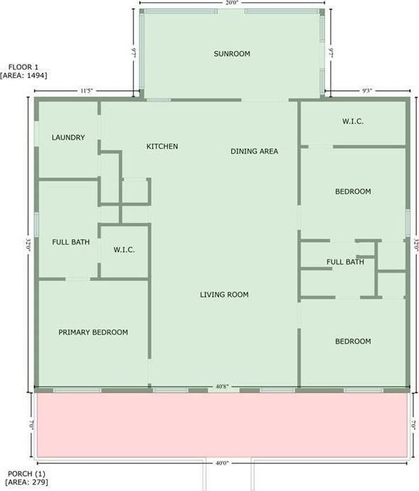 901 La Mothe Pl, Dauphin Island, AL 36528 - plan