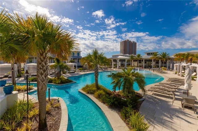 2455 Saltgrass Way, Orange Beach, AL 36561 - community pool featuring a patio