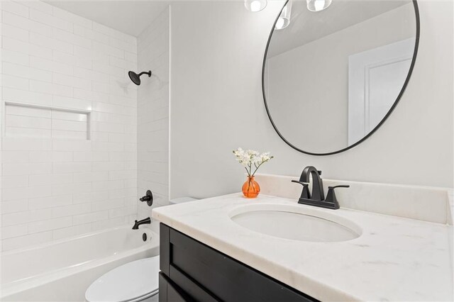 3510 Zimlich Ave, Mobile, AL 36608 - full bath with vanity and  shower combination