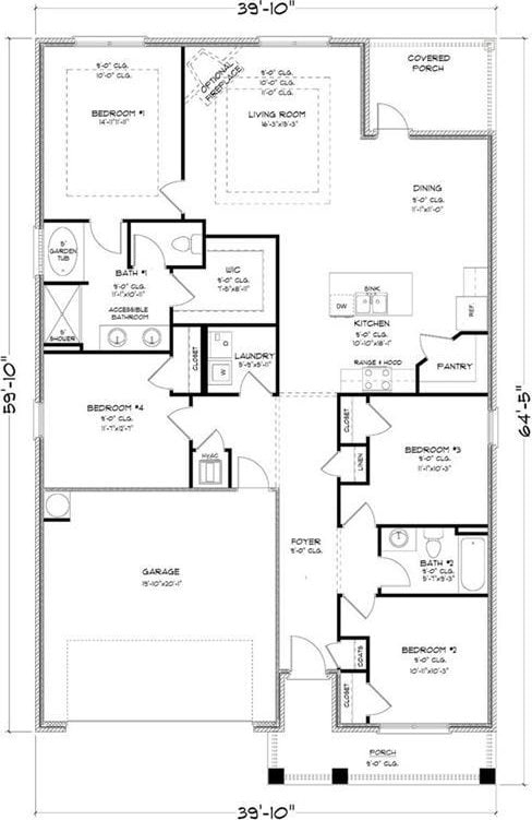 10694 Relic Rd N, Mobile, AL 36608 - view of property floor plan
