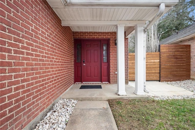 view of property entrance