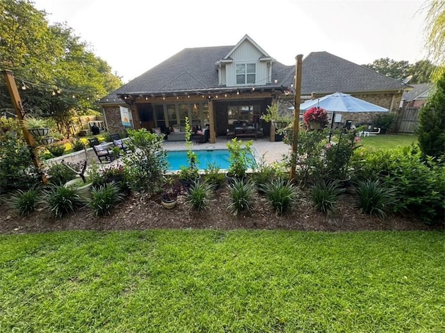 5541 Riverwood Lndg, Theodore, AL 36582 - back of property featuring a patio
