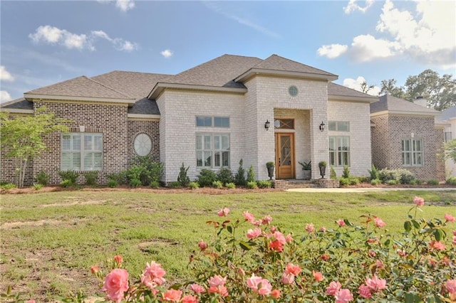 8529 Crepe Myrtle Ct, Mobile, AL 36619 - french provincial home with brick siding and a front lawn
