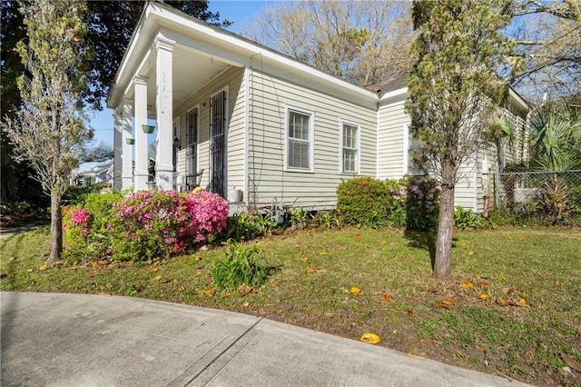 201 Catherine St S, Mobile, AL 36604 - view of side of home featuring a yard