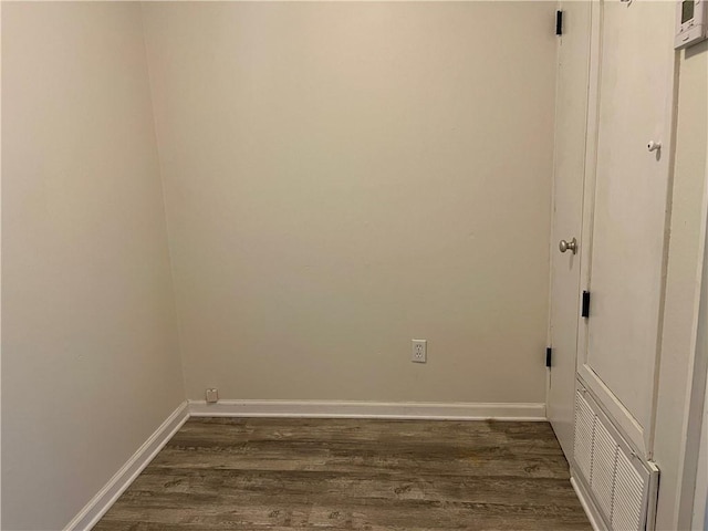 spare room with light hardwood / wood-style floors