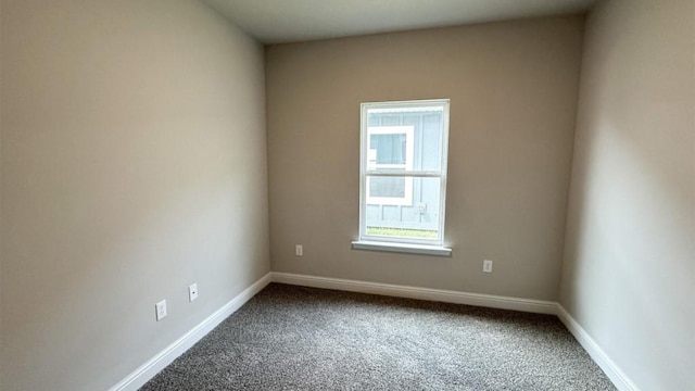 empty room featuring carpet