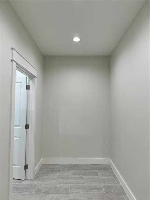 empty room featuring light tile floors