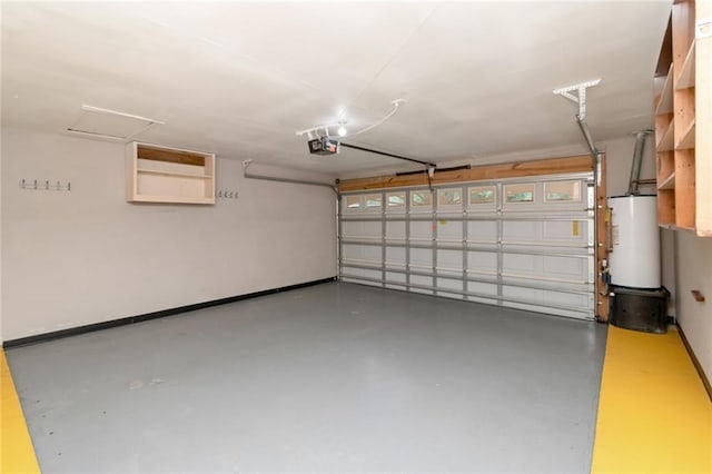 6500 Camden Cir, Mobile, AL 36618 - garage with a garage door opener and gas water heater