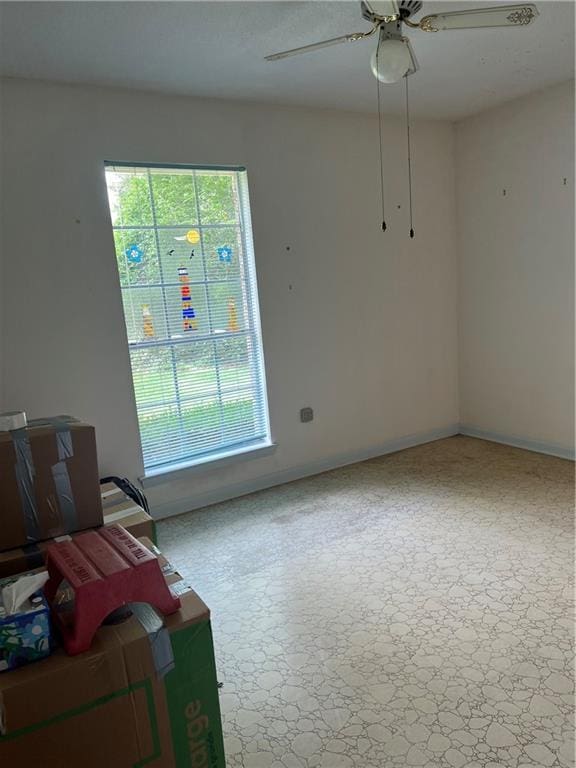 2618 Diberville Dr N, Mobile, AL 36695 - unfurnished room featuring a ceiling fan and baseboards