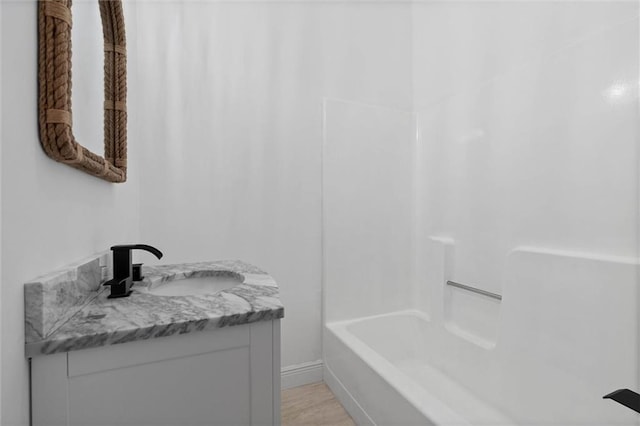 8520 Lebaron Ave W, Citronelle, AL 36522 - bathroom with vanity and shower / bathtub combination