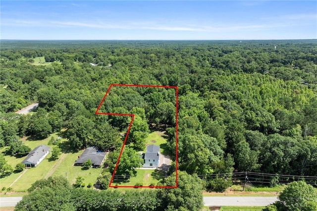 8520 Lebaron Ave W, Citronelle, AL 36522 - aerial view of property's location featuring property parcel outlined
