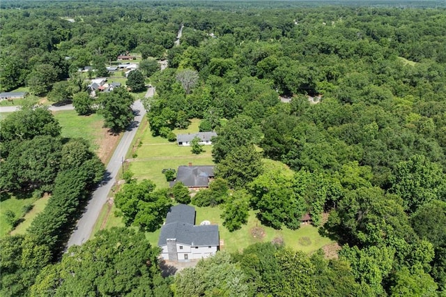 8520 Lebaron Ave W, Citronelle, AL 36522 - aerial view of property and surrounding area with a forest