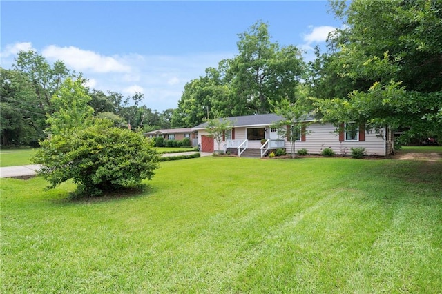 4950 Santos Dr E, Mobile, AL 36619 - view of front of home featuring a front lawn