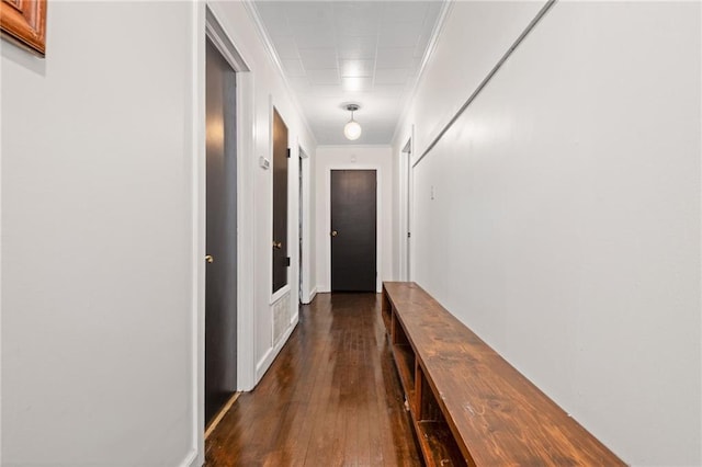 4950 Santos Dr E, Mobile, AL 36619 - hall with dark wood finished floors