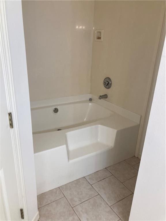 bathroom featuring tile patterned flooring