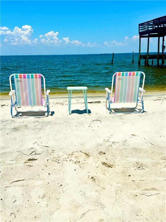 2528 Bridgeview Dr, Dauphin Island, AL 36528 - water view featuring nearby beach