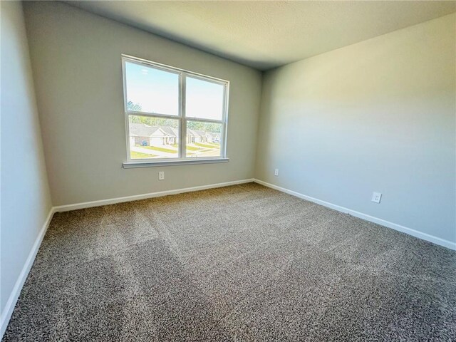 bedroom with light carpet