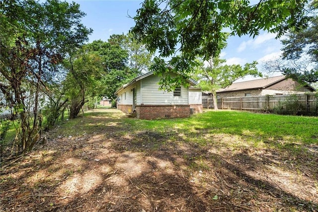 672 Burden St, Mobile, AL 36607 - view of yard with fence