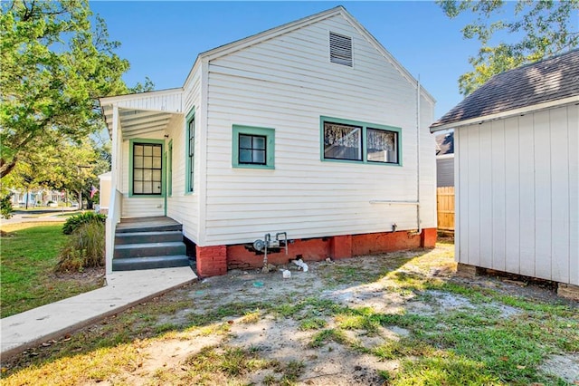 view of rear view of house