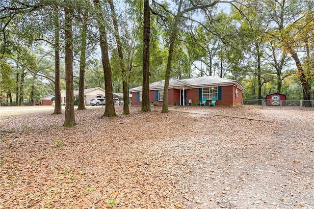 view of ranch-style house