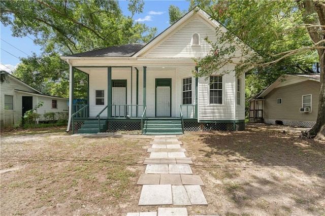 bungalow with covered porch