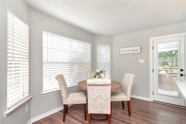 3132 Wellborne Dr W, Mobile, AL 36695 - dining room featuring wood finished floors and healthy amount of natural light