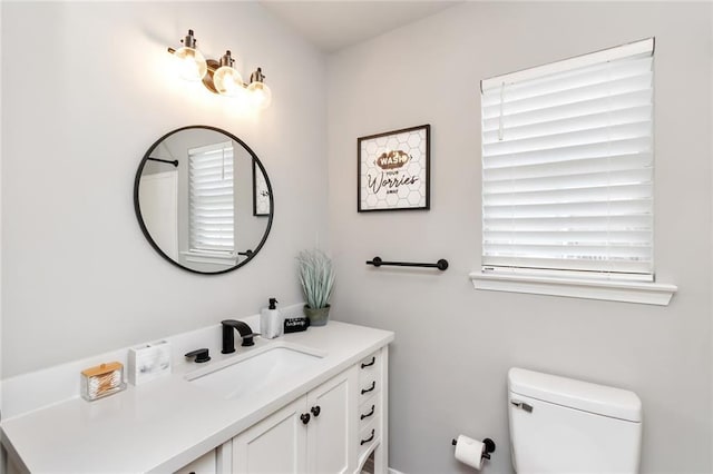 3132 Wellborne Dr W, Mobile, AL 36695 - half bath with vanity and toilet