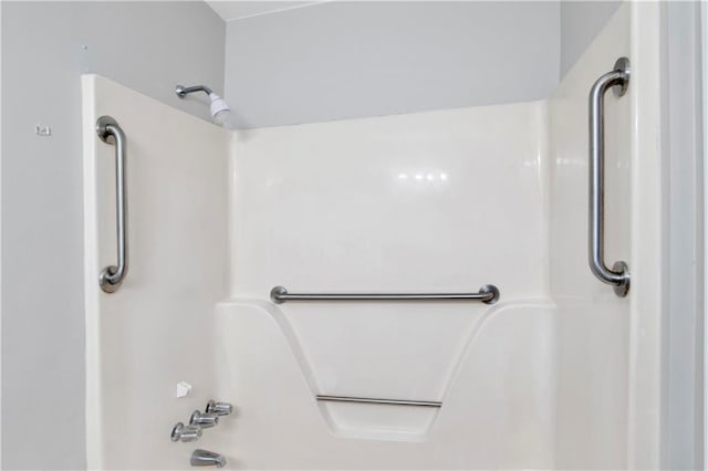 bathroom with walk in shower