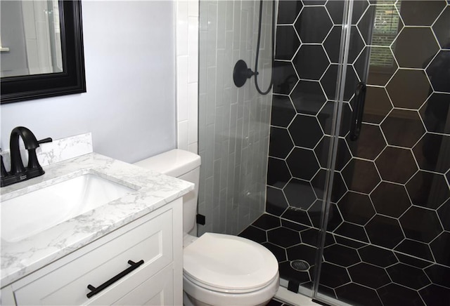 6208 Anthony Dr W, Theodore, AL 36582 - full bath with toilet, a shower stall, and vanity