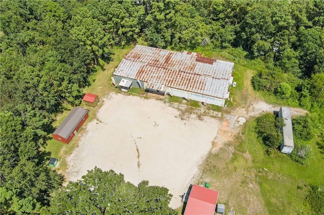 view of aerial view