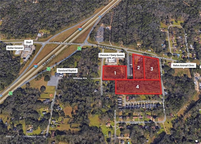 515 Celeste Rd, Saraland AL, 36571 land for sale