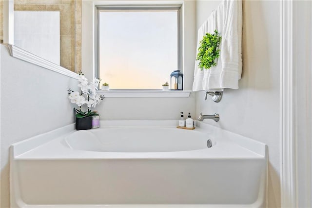 bathroom with a bathing tub