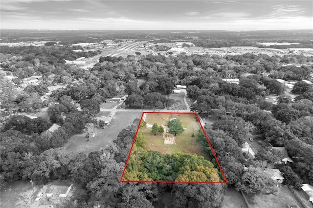 4630 General Rd, Mobile, AL 36619 - aerial view of property and surrounding area featuring property boundaries highlighted