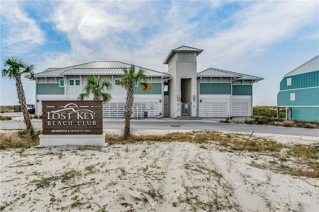 view of front of house featuring central AC