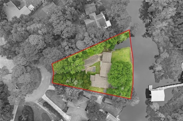 3765 Rabbit Creek Ct, Theodore, AL 36582 - aerial view of property's location with property boundaries highlighted