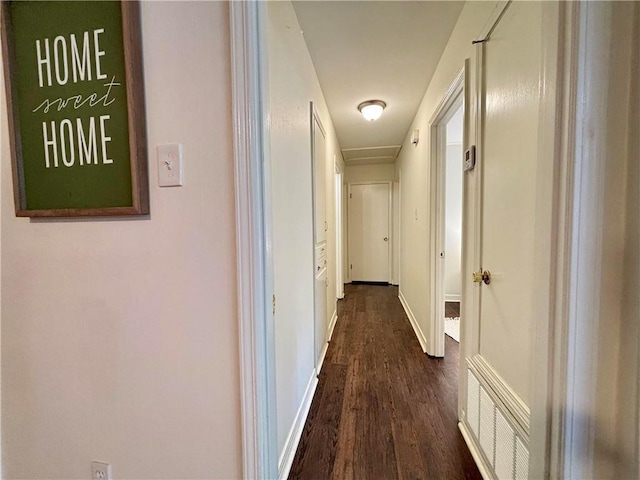 332 Syracuse St, Mobile, AL 36608 - corridor with dark wood-type flooring and baseboards