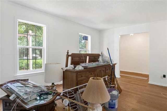 4017 Cottage Hill Rd Unit 17, Mobile, AL 36609 - office area with wood finished floors and baseboards