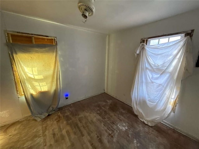 interior space featuring wood finished floors