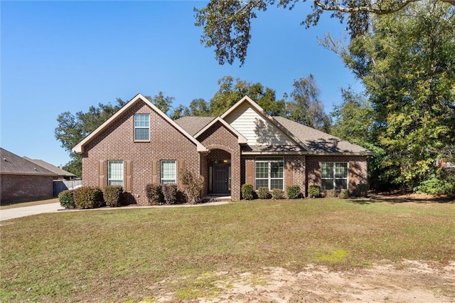 view of property with a front yard