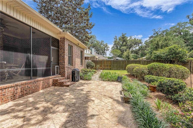 6400 Harbor Place Dr, Daphne, AL 36526 - view of patio / terrace featuring a fenced backyard and entry steps