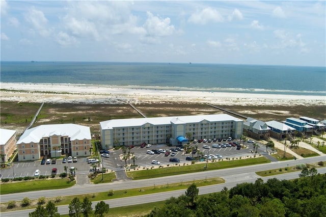 1801 Bienville Blvd Unit 213, Dauphin Island, AL 36528 - aerial view of waterfront with a beach and apartment complex / building